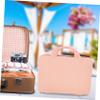 BESPORTBLE Portable Makeup Suitcase Lightweight Hard Makeup Organizer for Women Travel Cosmetic Case with Spacious Interior and Comfortable Grip Handle for Trips view 4