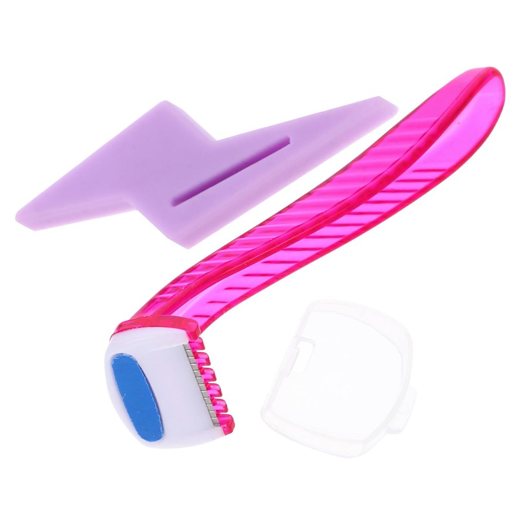 CALLARON Bikini Trimmer for Women Portable Hair Razor Waterproof Silicone Shaver for Intimate Grooming Painless Hair Removal Tool