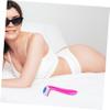 CALLARON Bikini Trimmer for Women Portable Hair Razor Waterproof Silicone Shaver for Intimate Grooming Painless Hair Removal Tool view 2