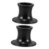 MERRYHAPY 2pcs Alloy Manual Razor Base Stand for Shaving Brushes Universal Men's Shaving Tool Holder Practical Brush Drying Rack view 1