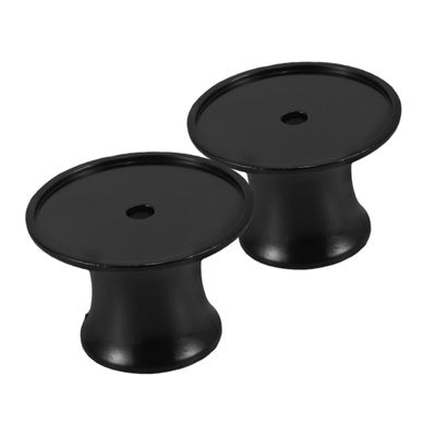 Beatifufu 2Pcs Alloy Razor Stand Base for Manual Shaving Tools Durable Organizer for Safety Razor Shaving Brush Display Modern Design for Home Bathroom Storage