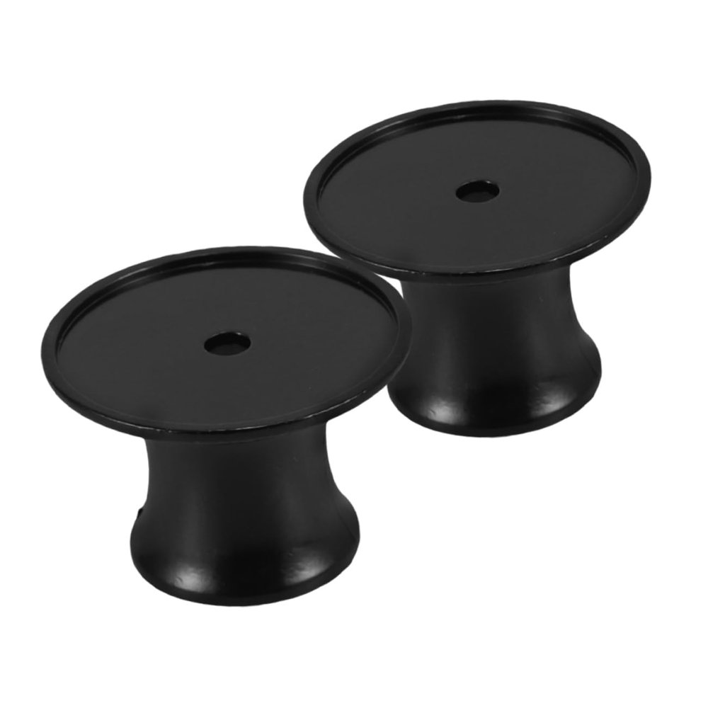 Beatifufu 2Pcs Alloy Razor Stand Base for Manual Shaving Tools Durable Organizer for Safety Razor Shaving Brush Display Modern Design for Home Bathroom Storage