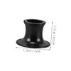 Beatifufu 2Pcs Alloy Razor Stand Base for Manual Shaving Tools Durable Organizer for Safety Razor Shaving Brush Display Modern Design for Home Bathroom Storage view 2
