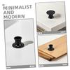 Beatifufu 2Pcs Alloy Razor Stand Base for Manual Shaving Tools Durable Organizer for Safety Razor Shaving Brush Display Modern Design for Home Bathroom Storage view 3