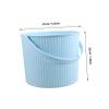 Abaodam Plastic Camping Bucket with Handle Versatile Foot Bath Hand Wash Basin and Trash Can Lightweight Outdoor Water Container for Fishing and Gardening view 2
