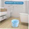 Abaodam Plastic Camping Bucket with Handle Versatile Foot Bath Hand Wash Basin and Trash Can Lightweight Outdoor Water Container for Fishing and Gardening view 3
