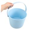 Abaodam Plastic Camping Bucket with Handle Versatile Foot Bath Hand Wash Basin and Trash Can Lightweight Outdoor Water Container for Fishing and Gardening view 4