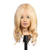 Adriana 18" Blonde Human Hair Mannequin Head  Cosmetology Training Doll for Cutting, Styling, Coloring & Heat Tools  Ideal for Students & Professionals view 1