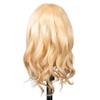 Adriana 18" Blonde Human Hair Mannequin Head  Cosmetology Training Doll for Cutting, Styling, Coloring & Heat Tools  Ideal for Students & Professionals view 4