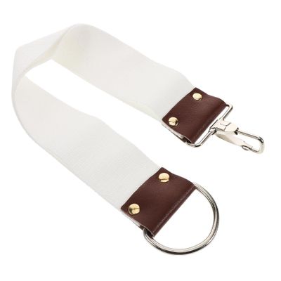 TOVINANNA Dual Layer Canvas Razor Strop for Barbers Professional Shaving Strap for Straight Razor Maintenance Portable Lightweight Barber Tool for Blade Polishing and Longevity