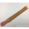 PartyKindom 2Pcs Razor Strop for Straight Razor Sharpening Durable Cowhide Polishing Cloth with Hanging Eyelet for Blades Scissors and Woodworking Tools view 3