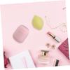 PartyKindom Makeup Sponge Holder Durable Silicone Travel Case for Makeup Sponges Compact Lightweight Design for Traveling Keeps Sponges Clean Dust Elegant Storage view 3