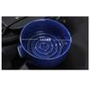 BRRNOO Shaving Soap Bowl Ceramic Shaving Cup High Capacity with Handle Convex Spiral Groove for Men Foaming Shaving Soap (Blue) view 3