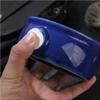 BRRNOO Shaving Soap Bowl Ceramic Shaving Cup High Capacity with Handle Convex Spiral Groove for Men Foaming Shaving Soap (Blue) view 4