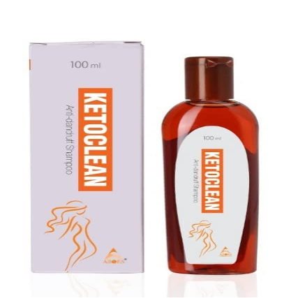ALLOS PHARMACETICALS Anti-Dandruff Ketoclean Shampoo Treatment for Long-Lasting Relief of Itching and Flaking Scalp  100 ML