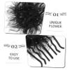 Beaupretty 2Pcs Floral Hair Combs for Women Elegant Wedding Bride Accessories Decorative Side Combs with Design for Special Occasions and Events view 4