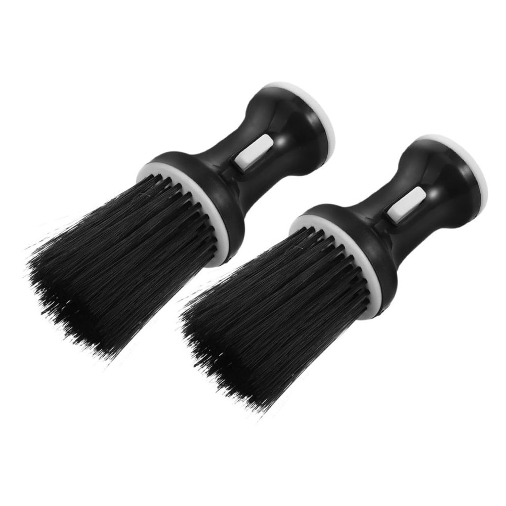Beaupretty 2Pcs Hair Sweep Brush Men Soft Bristles Neck Duster for Cleaning Broken Hair Lightweight and Portable for Barbers and Home Use
