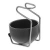 Healvian 1Set Stainless Steel Shaving Soap Bowl with Holder Durable Metal Grooming Kit for Mens Shaving and Care Easy to Clean Comfortable Shaving Experience for Beard view 1