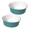 LALAFINA 2Pcs Multifunctional Wash Basin Versatile Plastic Foot Soaking Face Washing Bowls for Home Kitchen Outdoor Use Durable Space Saving Design view 1