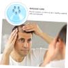 MOLUCKFU Hair Growth Tools Scalp Applicator Massager Refillable Hair Oil Bottle Applicator for Hair Treatment Transparent Design for Easy Viewing Gentle Scalp Care view 3