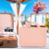 DEARMAMY Lightweight Makeup Case Portable Hard Travel Cosmetic Organizer for Women Stylish Luggage for Travel Essentials Durable Design for Easy Carrying view 4