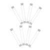Amosfun 8Pcs Clear Portable Makeup Organizer Dual Opening Round Eyelash Tool Storage Tube for Tweezers and Cosmetic Accessories Space Saving Design for Home Travel view 1
