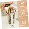 Amosfun 8Pcs Clear Portable Makeup Organizer Dual Opening Round Eyelash Tool Storage Tube for Tweezers and Cosmetic Accessories Space Saving Design for Home Travel view 3