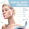 BodyJ4You 2PC Piercing Aftercare Set Spray & Drops - Saline Natural Recovery Formula - Tea Tree Sea Salt Aloe Rosemary - Ear Piercing Kit Gauges Navel - Wound Care Keloid Bump Removal view 4