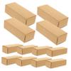 Beatifufu 12Pcs Brown Lipstick Wrapping Box Essential Oil Storage Organizer Compact Lightweight Lipstick Packing Box for Daily Use Smooth Edges Easy to Carry view 1