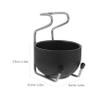 Beaupretty 1Set Metal Soap Bowl Stand for Men Shaving Routine Grooming Tool for Beard Care for Fathers Friends Durable Easy to Clean Soap Bowl Holder view 2