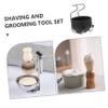 Beaupretty 1Set Metal Soap Bowl Stand for Men Shaving Routine Grooming Tool for Beard Care for Fathers Friends Durable Easy to Clean Soap Bowl Holder view 3