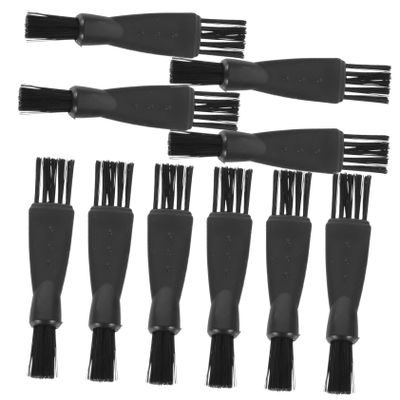 Beaupretty 10Pcs Dual Head Razor Cleaning Brush for Men Durable Electric Shaver Maintenance Tool Compact Grooming Accessory for Home Travel Nonslip Handle Lightweight Design