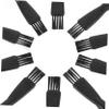 Beaupretty 10Pcs Dual Head Razor Cleaning Brush for Men Durable Electric Shaver Maintenance Tool Compact Grooming Accessory for Home Travel Nonslip Handle Lightweight Design view 3