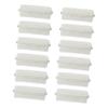 CALLARON Cotton Hair Rollers for Long Hair 10-Piece Heat-Resistant Perm Rods for Salon Use and Home Styling Soft and Flexible Heat Rollers view 1