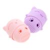 FRCOLOR 2Pcs Makeup Sponge Storage Box Dustproof Travel Friendly Makeup Puff Organizer Beauty Sponge Holder for Home Salon Use Silicone view 1