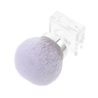 DECOMELODY Multi Use Makeup Brush Portable Fingernail Cleaner and Powder Brush for Nail Dust Cleaning Blush Application and Loose Powder Lightweight and Durable Design