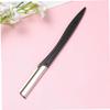 HAKIDZEL 1Set Eyebrow Razor Set with Tweezers Eyebrow Shaper and Comb Portable and Durable Makeup Tools for Women for Home Use and Travel Black view 3