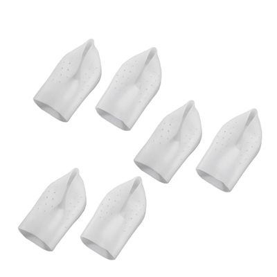 Beaupretty 3Pairs Silicone Heel Socks Protective Ankle Sleeves for Blister Relief Moisturizing Cracked Heel Covers Cracking Design Height for Foot Care