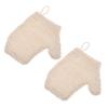 Beavorty 2Pcs Exfoliating Gloves for Shower Double Sided Hand Scrub Mitts Reusable Bath Spa Gloves for Men Women Deep Cleansing for Smooth Skin view 1