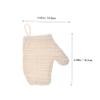 Beavorty 2Pcs Exfoliating Gloves for Shower Double Sided Hand Scrub Mitts Reusable Bath Spa Gloves for Men Women Deep Cleansing for Smooth Skin view 2