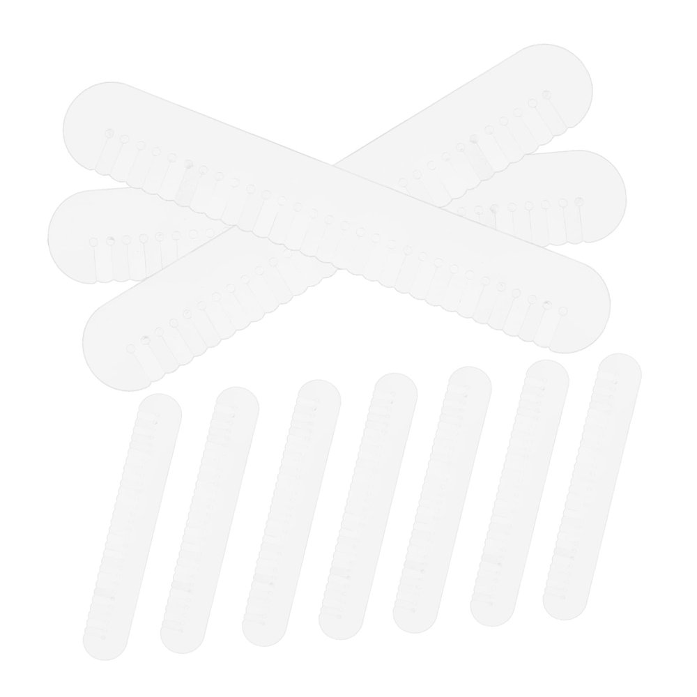 CALLARON 10Pcs Hair Extension Heat Shield Guards Glue Protector for Hair Bonding Scalp Protector Spacers for Salon Home Use Lightweight Easy to Clean