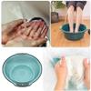 CALLARON 2pcs Large Plastic Wash Basin with Handles for Hand Washing Foot Soaking and Laundry Versatile Dish Tub for Home Use PET Bathing and Vegetable Washing view 3