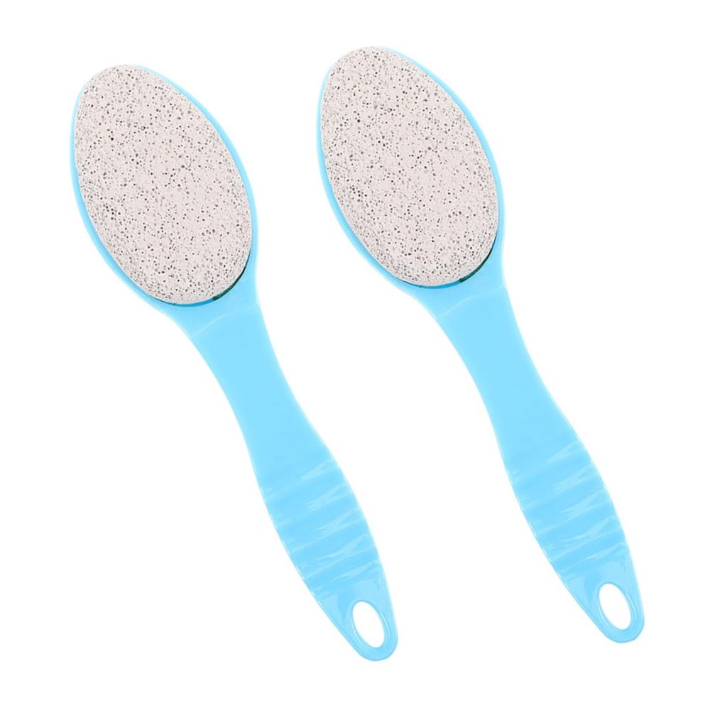 Healvian 2Pcs Double Sided Foot Exfoliator Brush Pumice Stone Tool for Comprehensive Foot Care Dead Skin Removal Durable Foot Scrubber with Dual Textures