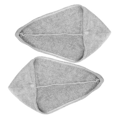 Cabilock 2Pcs Super Absorbent Dry Hair Cap Towels Coral Fleece Quick Dry Hair Wraps for Long Hair Efficient Hair Drying for Home Use and Spa