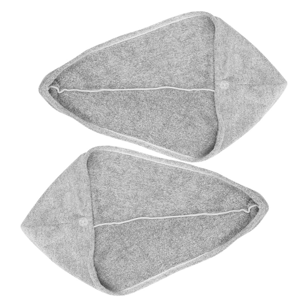 Cabilock 2Pcs Super Absorbent Dry Hair Cap Towels Coral Fleece Quick Dry Hair Wraps for Long Hair Efficient Hair Drying for Home Use and Spa