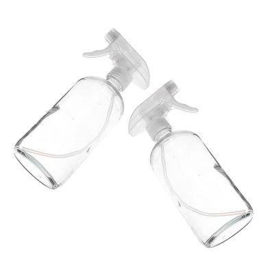 FRCOLOR 2Pcs Refillable Glass Bottles Clear Liquid Bottles for Home Cleaning Non Slip Handle for and Flowers Durable and Easy to Clean