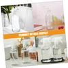 FRCOLOR 2Pcs Refillable Glass Bottles Clear Liquid Bottles for Home Cleaning Non Slip Handle for and Flowers Durable and Easy to Clean view 3