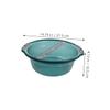 Beavorty 2Pcs Transparent Plastic Wash Basin Versatile Foot Bath Laundry Wash Tub with Handles for Hand Washing Soaking Feet and More for Home Use view 2