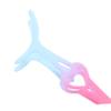 SHERCHPRY Eyelash Clamp Metal Tweezer with Comb Durable Beauty Tool for Applying and Adjusting False Lashes Stylish and Gradient Design for Makeup Lovers view 2