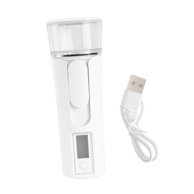 IWOWHERO 1Pc Handheld Nano Facial Mister USB Rechargeable Humidifier for White Portable Spray for Home Car and Office Use Easy to